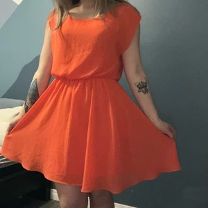 Lush Orange Dress